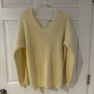 Cross Back sweater